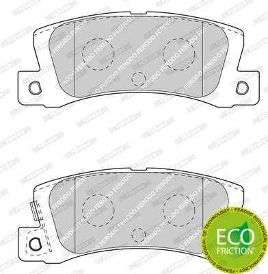 Brake Pad Set, disc brake (FDB4274)