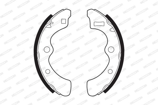 Brake Shoe Set (FSB163)