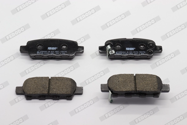 Brake Pad Set, disc brake (FDB4756)