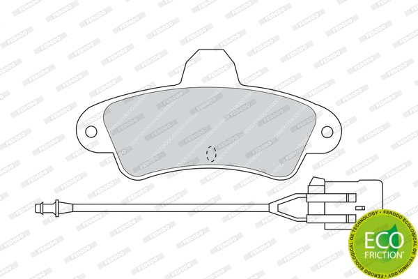 Brake Pad Set, disc brake (FDB913)