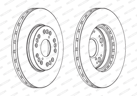 Brake Disc (DDF883)