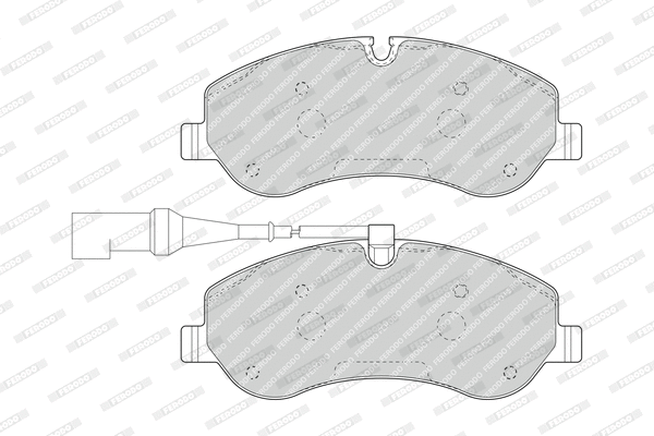 Brake Pad Set, disc brake (FVR4909)