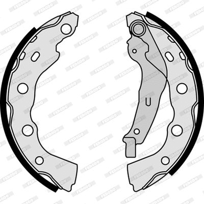 Brake Shoe Set (FSB616)