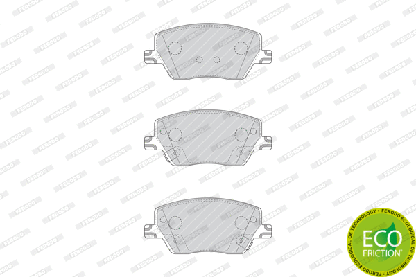 Brake Pad Set, disc brake (FDB4799)