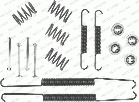 Accessory Kit, brake shoes (FBA84)