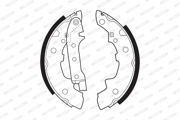 Brake Shoe Set (FSB73)