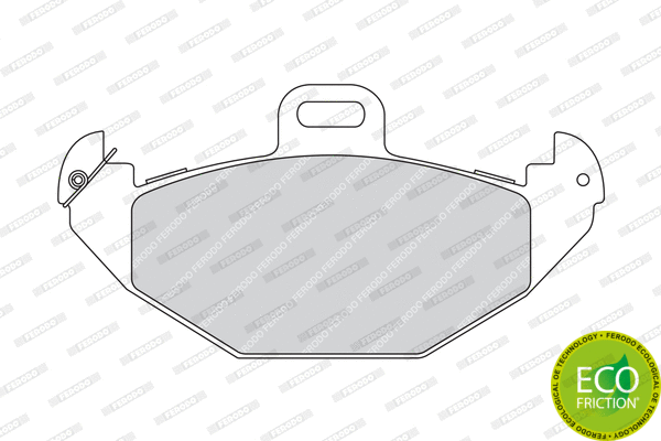 Brake Pad Set, disc brake (FDB1278)