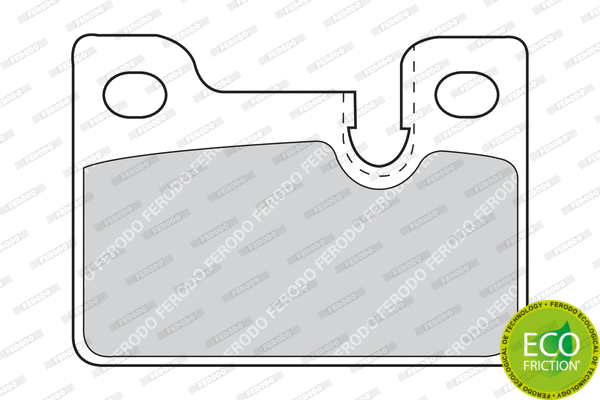 Brake Pad Set, disc brake (FDB210)