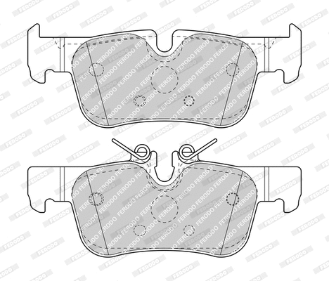 Brake Pad Set, disc brake (FDB4954)