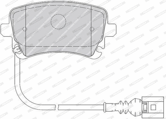 Brake Pad Set, disc brake (FVR1644)