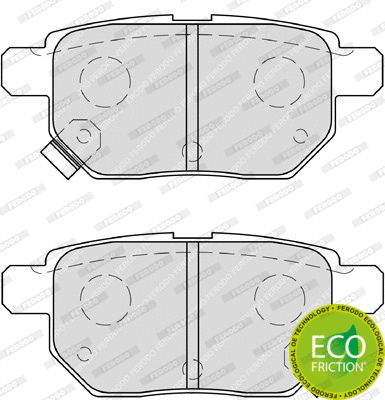 Brake Pad Set, disc brake (FDB4042)