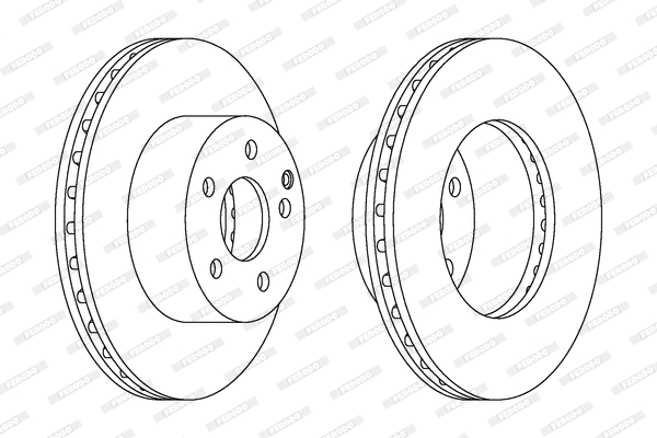 Brake Disc (DDF1668)