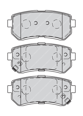 Brake Pad Set, disc brake (FDB4235G)