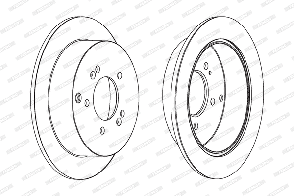 Brake Disc (DDF1493)