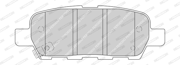 Brake Pad Set, disc brake (FDB1693-D)