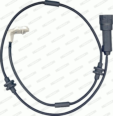 Warning Contact, brake pad wear (FWI243)