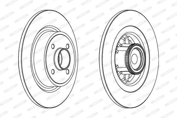 Brake Disc (DDF1641-1)