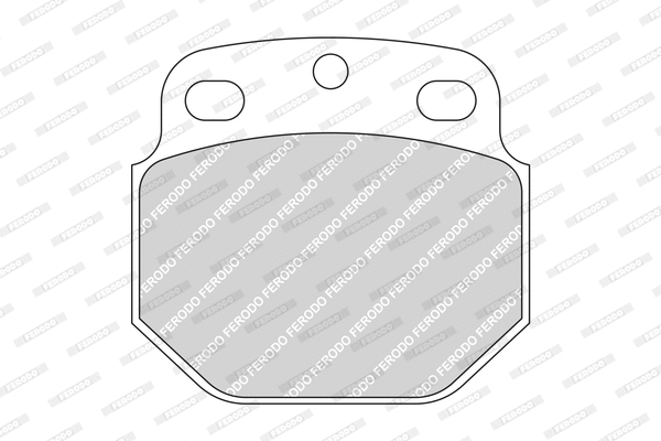 Brake Pad Set, disc brake (FCV961)