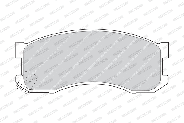 Brake Pad Set, disc brake (FDB939)