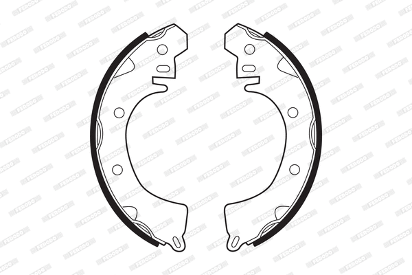Brake Shoe Set (FSB228)