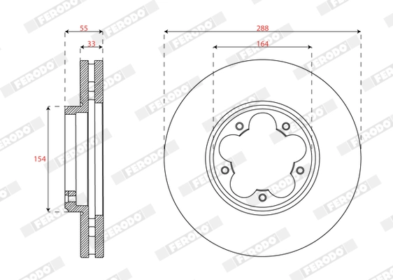 Brake Disc (DDF3059C)