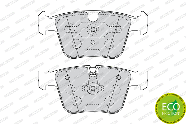 Brake Pad Set, disc brake (FDB4413)