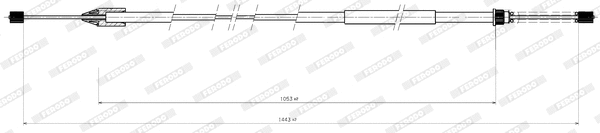 Cable Pull, parking brake (FHB432422)