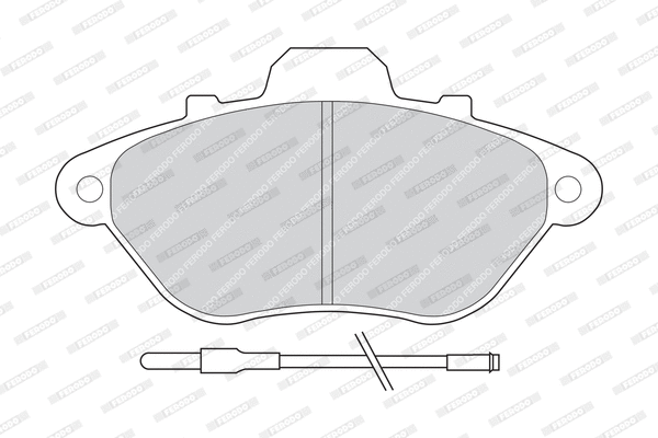 Brake Pad Set, disc brake (FDB623)