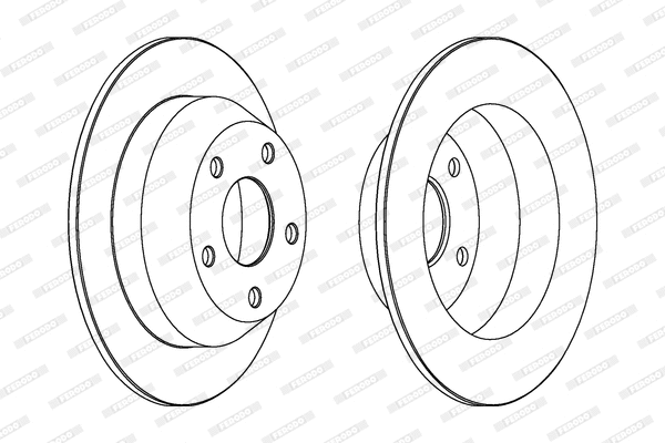 Brake Disc (DDF1553)