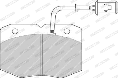 Brake Pad Set, disc brake (FVR713)