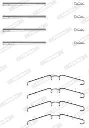 Accessory Kit, disc brake pad (FBA523)
