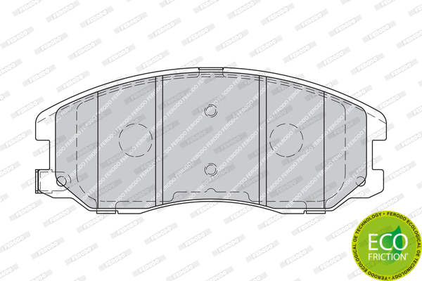 Brake Pad Set, disc brake (FDB1934)