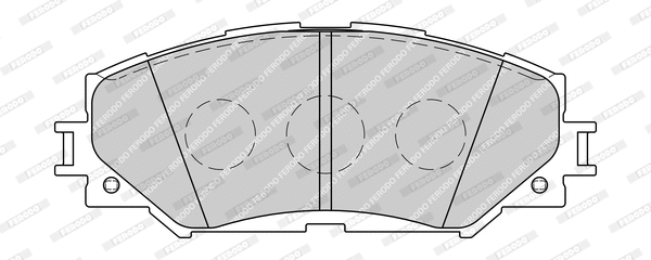 Brake Pad Set, disc brake (FDB1891-D)