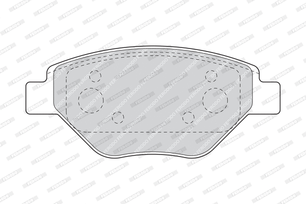 Brake Pad Set, disc brake (FDB1409)