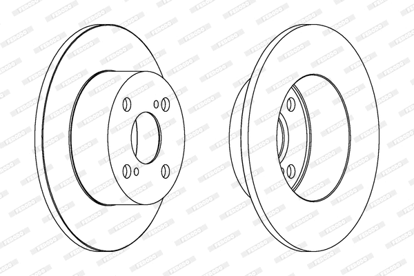 Brake Disc (DDF1487)