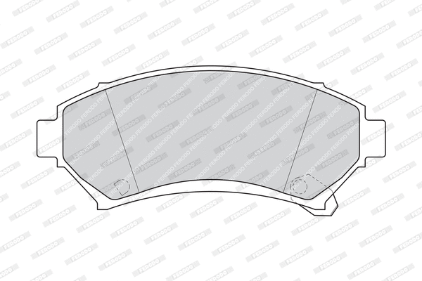 Brake Pad Set, disc brake (FDB1265)