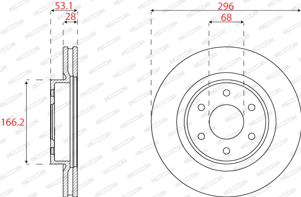 Brake Disc (DDF2742C)