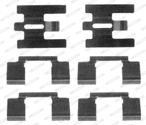 Accessory Kit, disc brake pad (FBA527)