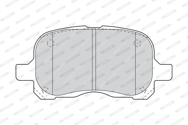 Brake Pad Set, disc brake (FDB1458)