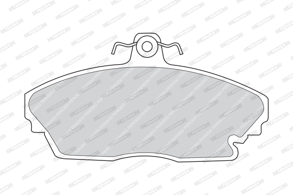 Brake Pad Set, disc brake (FDB991)