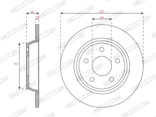 Brake Disc (DDF3022C)