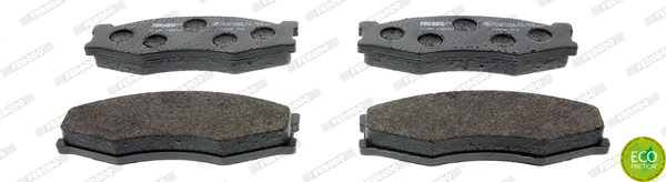 Brake Pad Set, disc brake (FDB340)