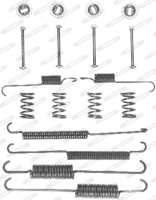 Accessory Kit, brake shoes (FBA115)
