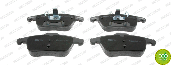 Brake Pad Set, disc brake (FDB1972)