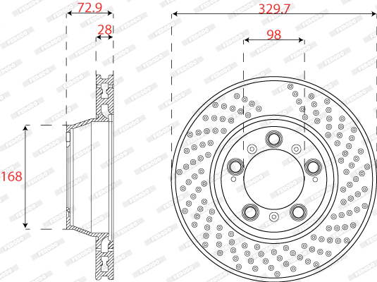 Brake Disc (DDF2131LC-1)