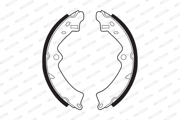 Brake Shoe Set (FSB260)