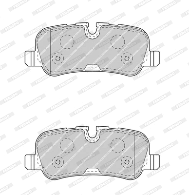 Brake Pad Set, disc brake (FDB4105)