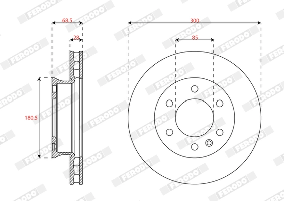 Brake Disc (DDF3034-1)