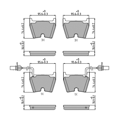 Brake Pad Set, disc brake