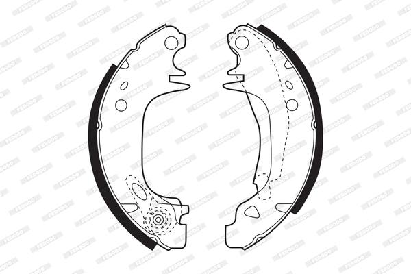 Brake Shoe Set (FSB338)